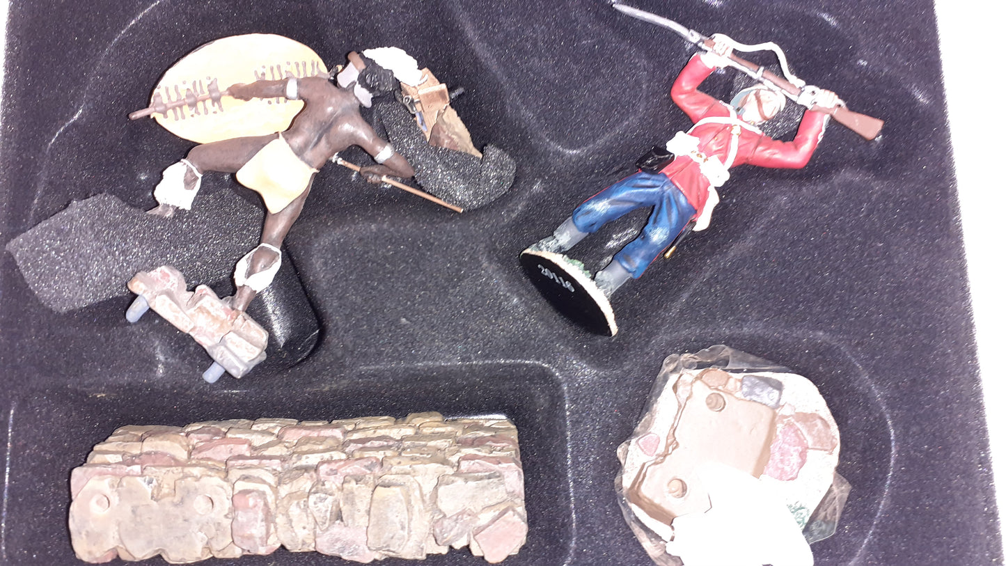 Britains 20116 Zulu war 24th foot Thrust Fight For Kraal 8 1:32 2013 wdb
