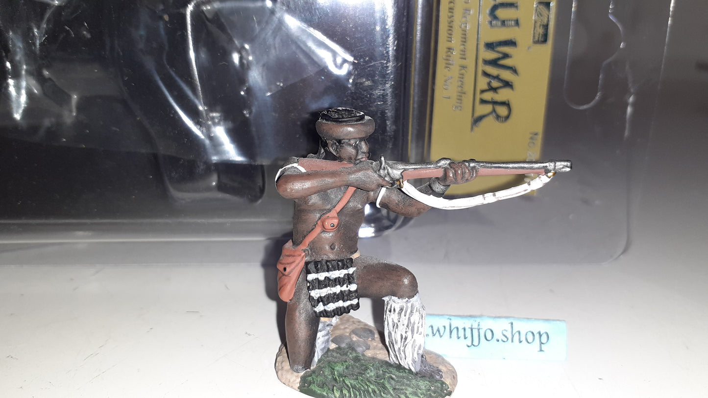 Britains 20117 Zulu wars Udloko Regiment Rifle Firing 1:30 2013 boxed B1426