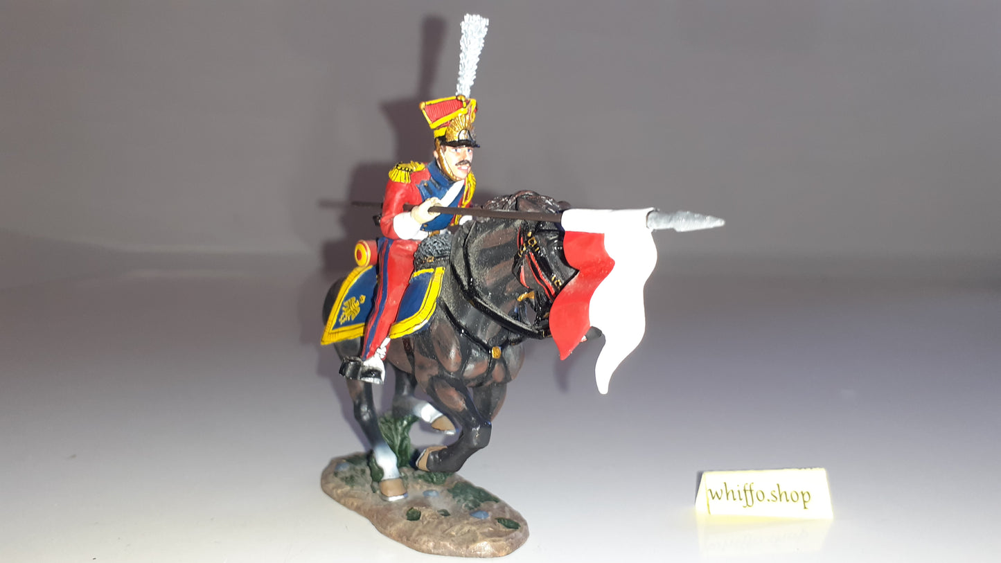 King and country Waterloo Napoleonic Dutch Lancer boxd 1:30 Na161 S560