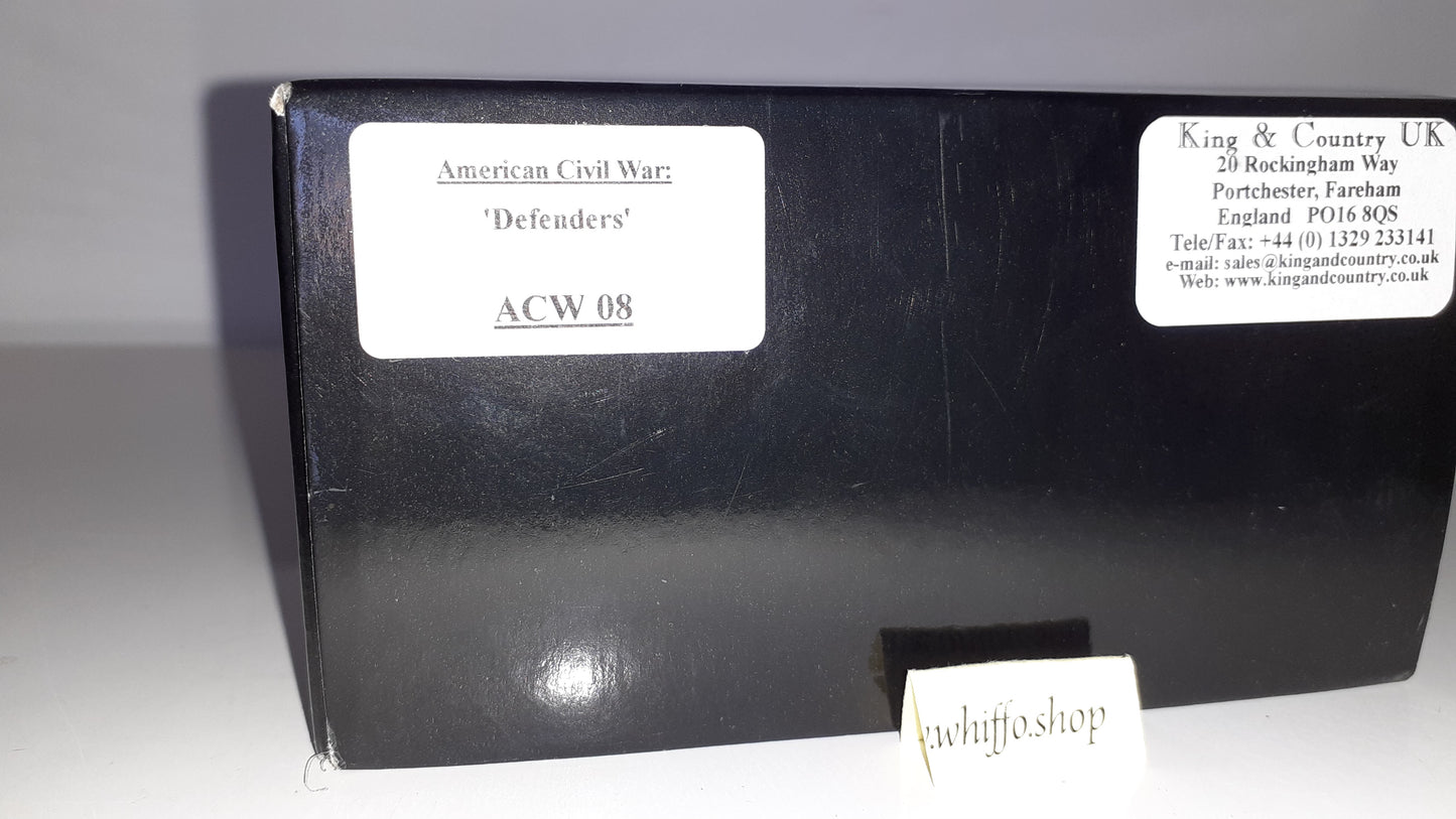 king and country Acw Confederate Defenders Acw08 1:30 metal boxed Wdb