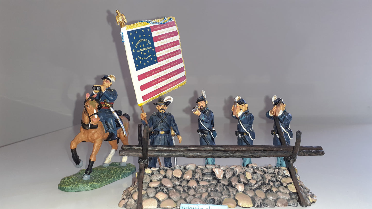 Britains 17577 Acw Union Bucktails Ltd Edition 2005 boxed 1:32 S565