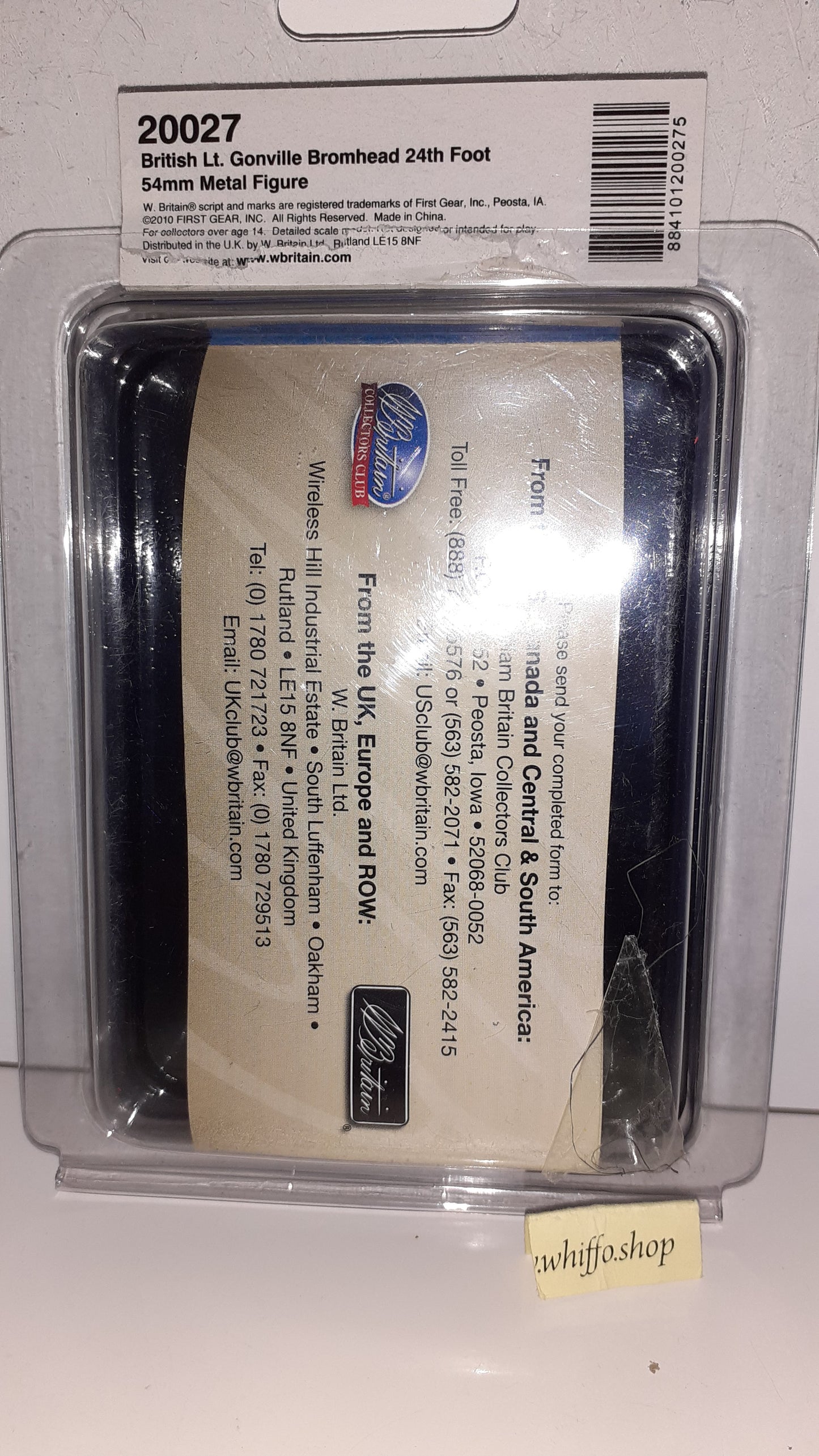Britains 20027 24th Foot Lt Bromhead boxed 2010 1:32 B10