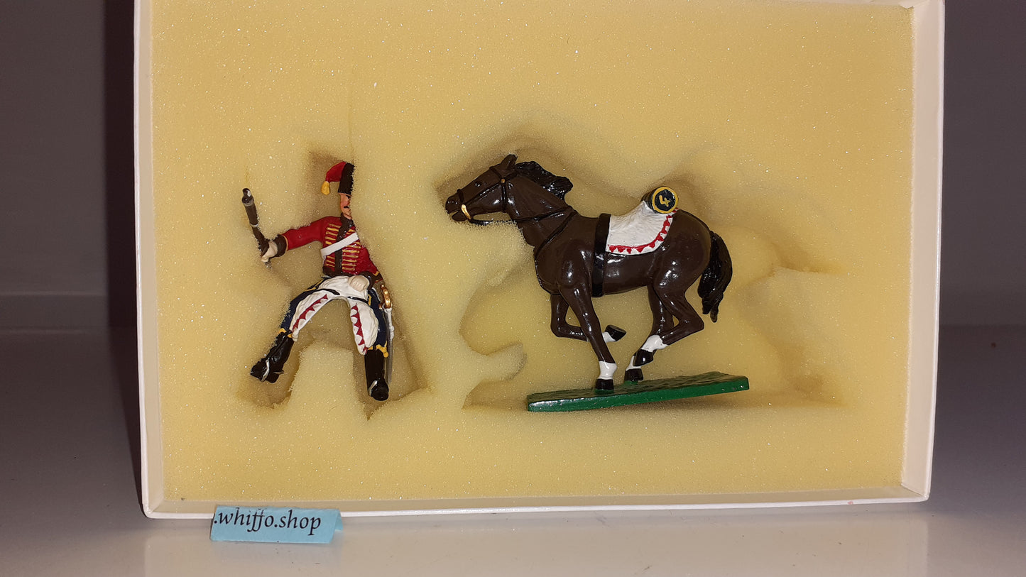 trophy miniatures 1991 Hussars Musketoon Napoleonic Wa86a 1:32 metal box S2