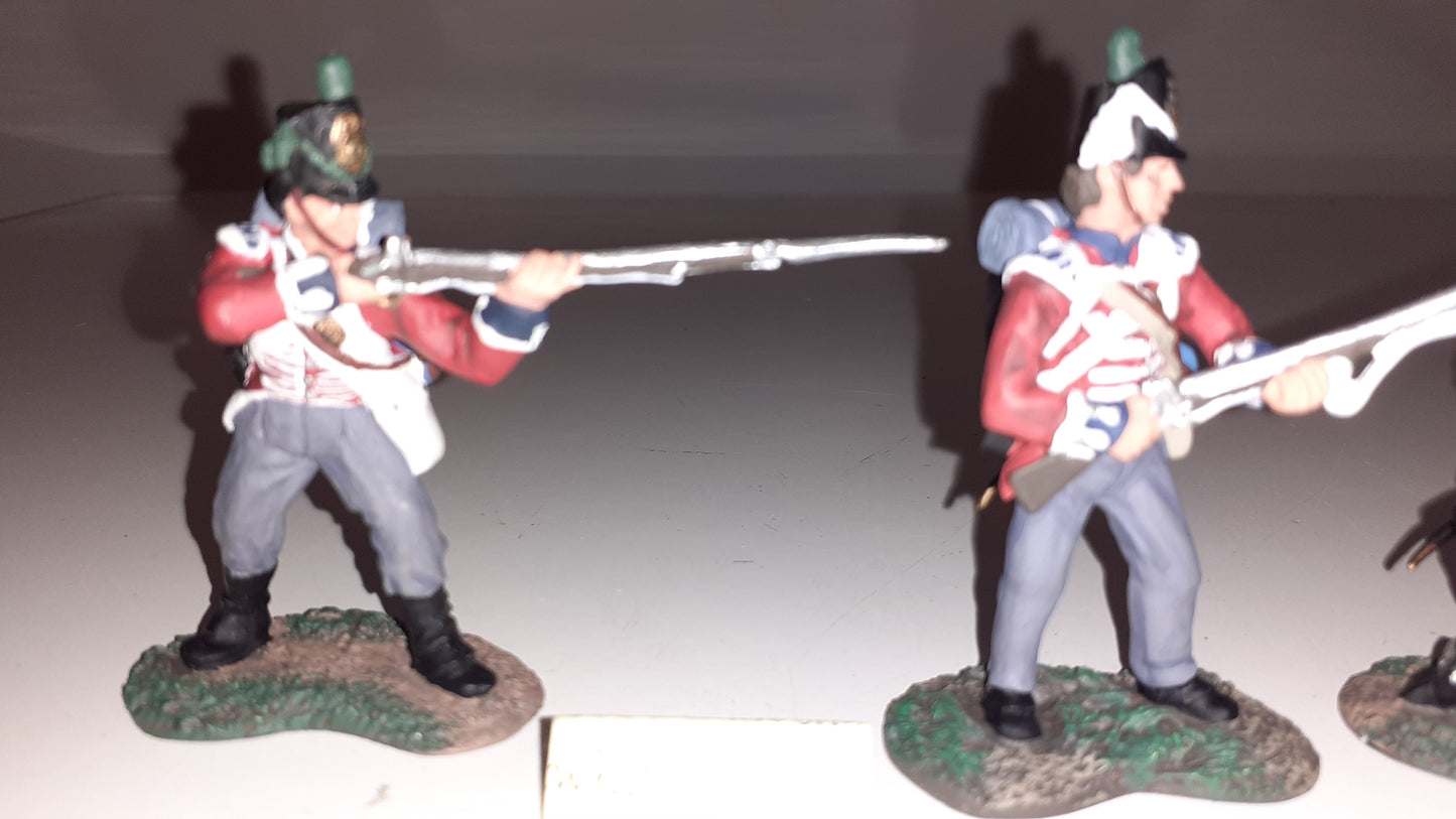 Britains 00150 1999 Waterloo Napoleonic Coldstream Guards Defending 1:32 s835