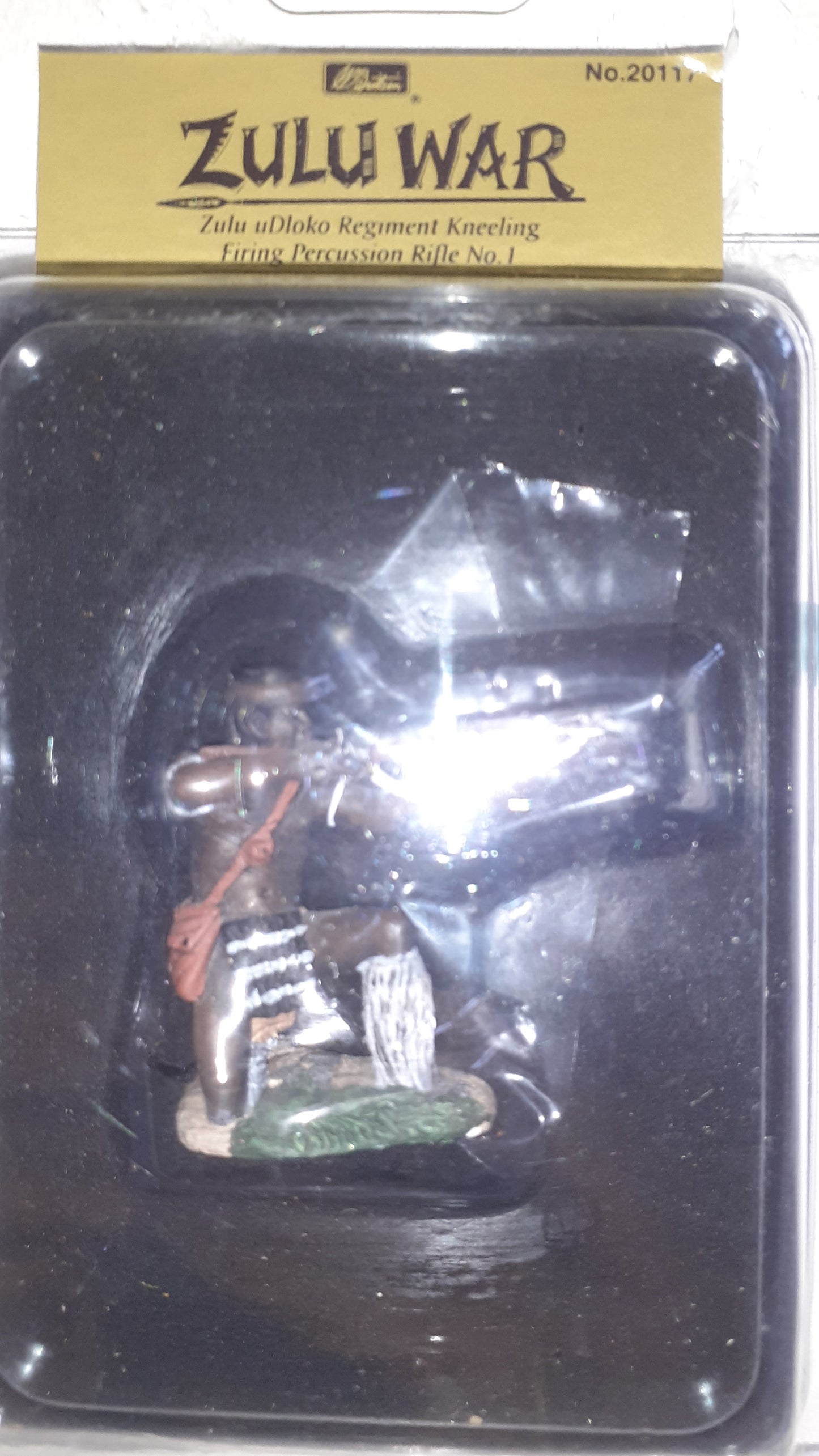Britains 20117 Zulu wars Udloko Regiment Rifle Firing 1:30 2013 boxed B1426