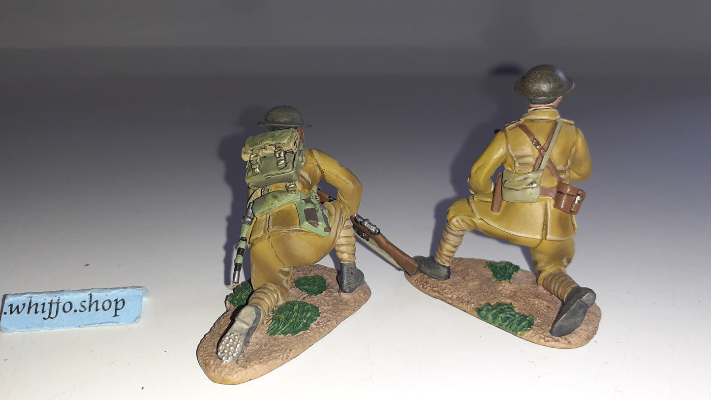 Britains ww1 23073 2014 British Infantry Move Up 1916 metal boxd S521
