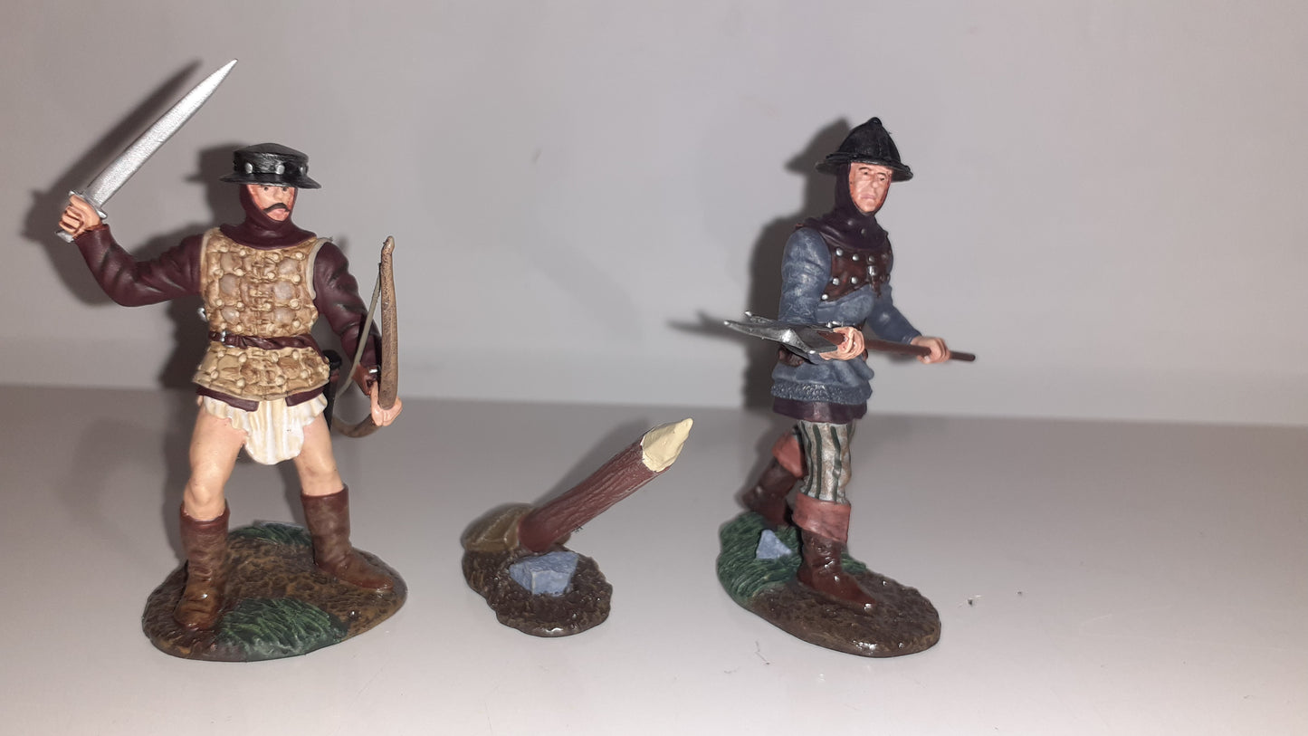 BRITAINS 17684 Knights Of Agincourt Men At Arms Archer 2006 1:32 Wdb1