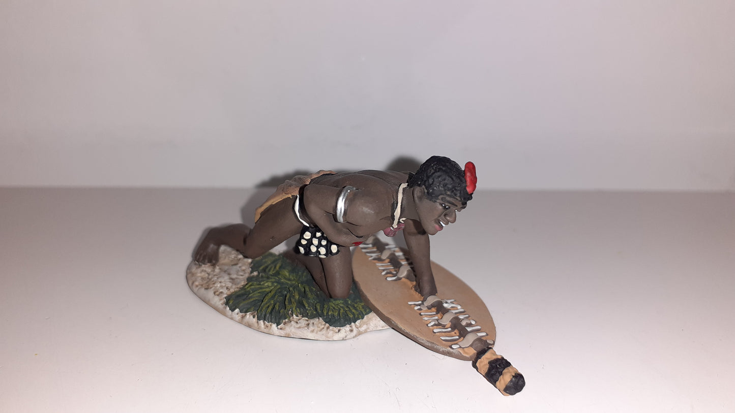 Britains 20076 Zulu wars 24th Foot uve wounded 1:32 2009 boxed B11