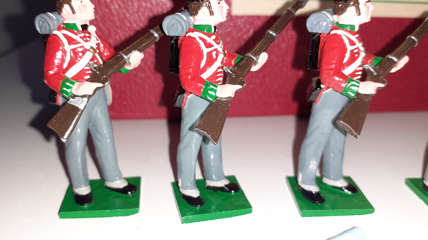 trophy miniatures 1991 British Infantry Ready Napoleonic Wa5 1:32 metal box S2B