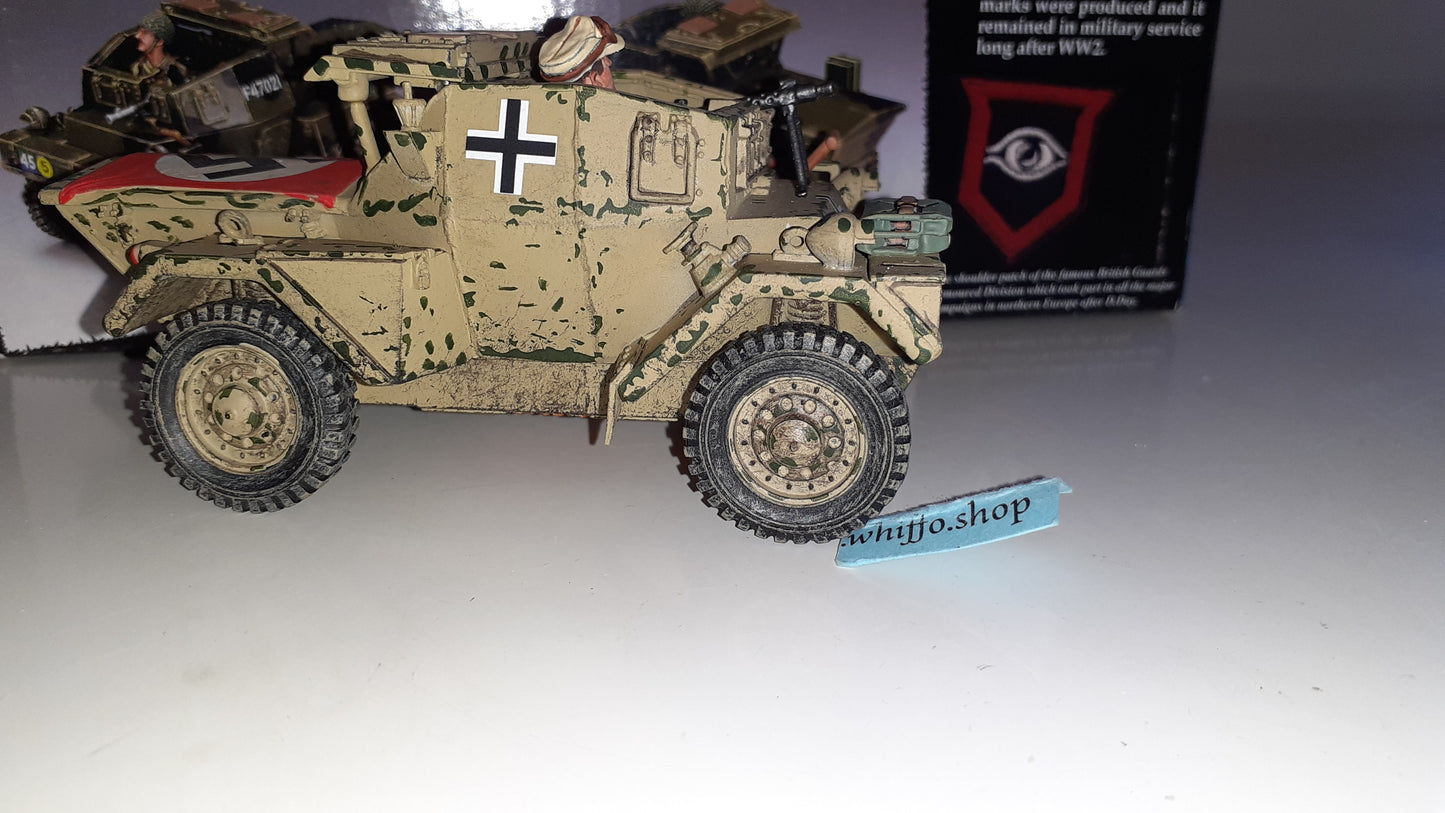 King and country ww2 Ak085 Afrika Korps Dingo Daimler Mg42 Tank boxed 2012 S580