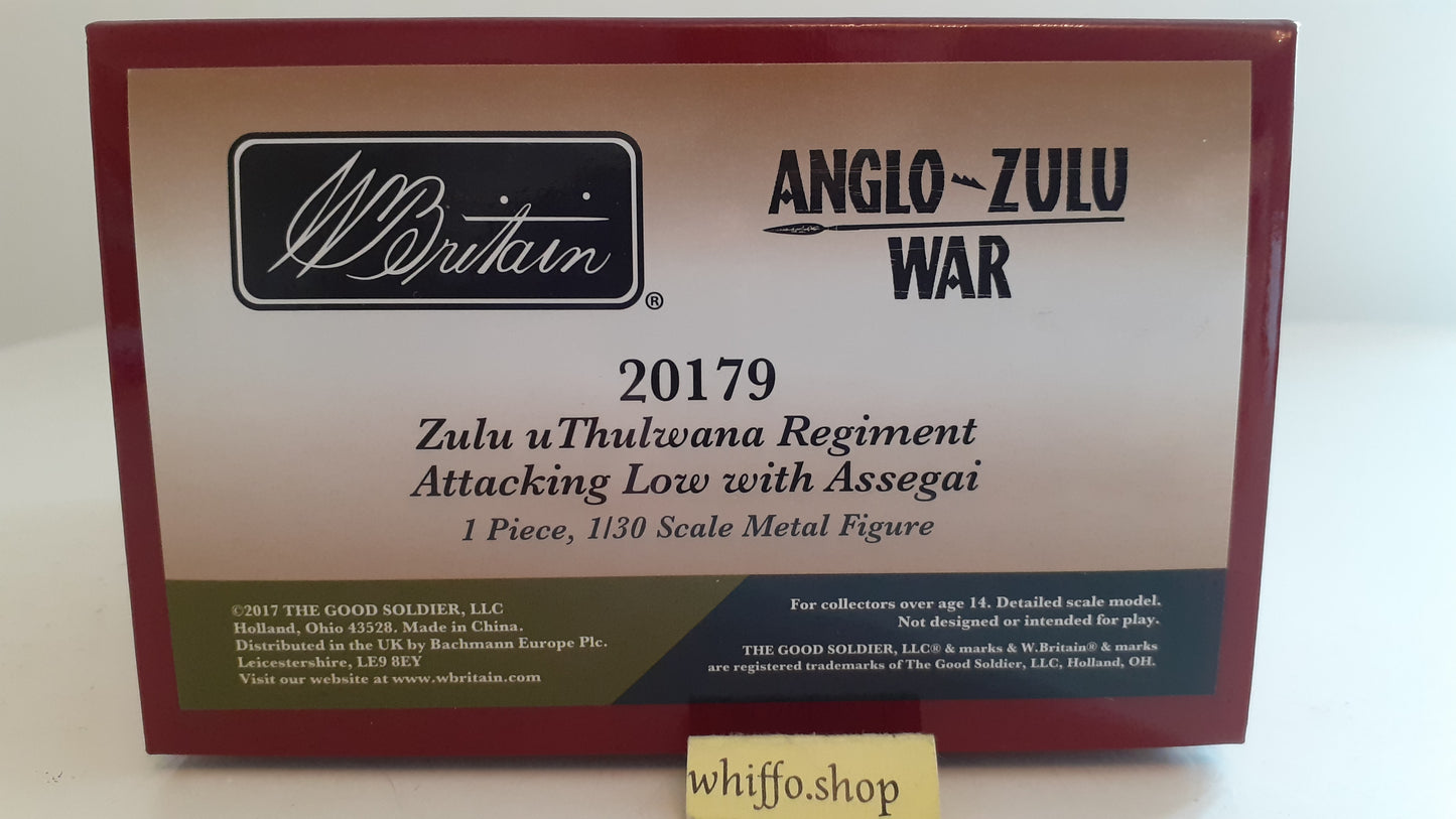BRITAINS 20179 Zulu War zulu uthulwana assegai 24th Foot 2017 1:32 S329