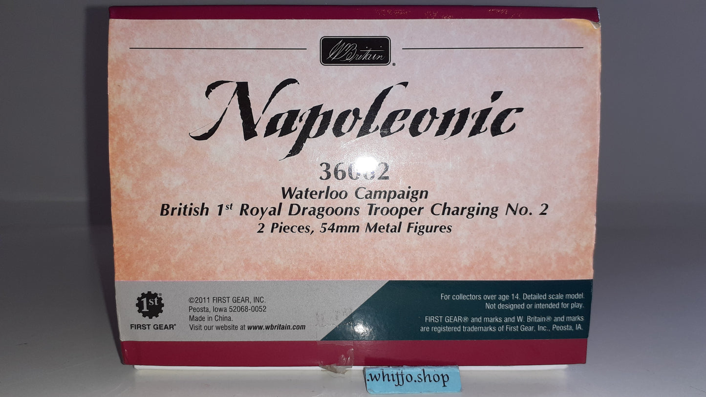 Britains 36062 Waterloo Napoleonic 1st Dragoons 600 Made 2011 1:32 S653
