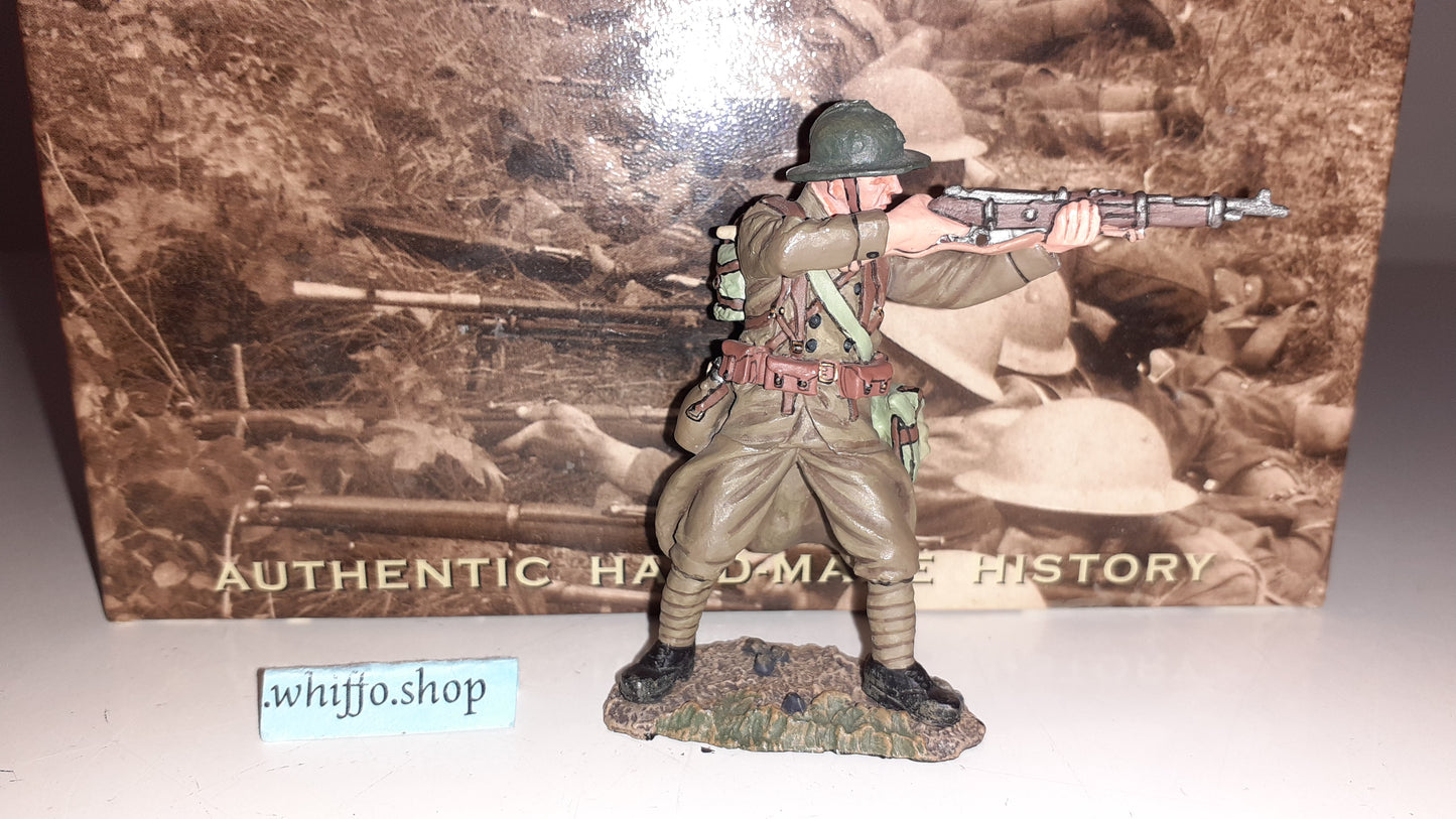 King and country Ww2 French Poilu Standing Firing Fob32 Fob032 boxed 1:30 Wb