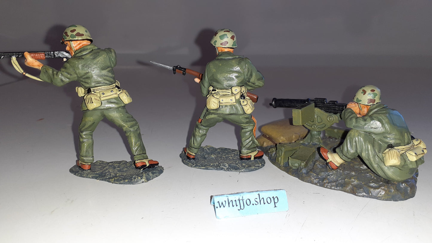 King and country ww2 iwj18 50 Cal usmc iwo jima boxed 2001 S562