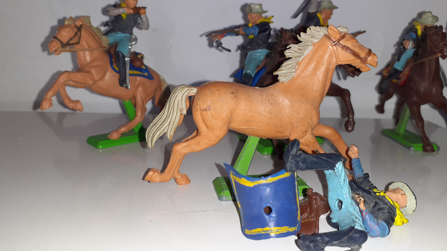 Britains Deetail Mounted 7th Cavalry 1:32 1970s boxed B1 c
