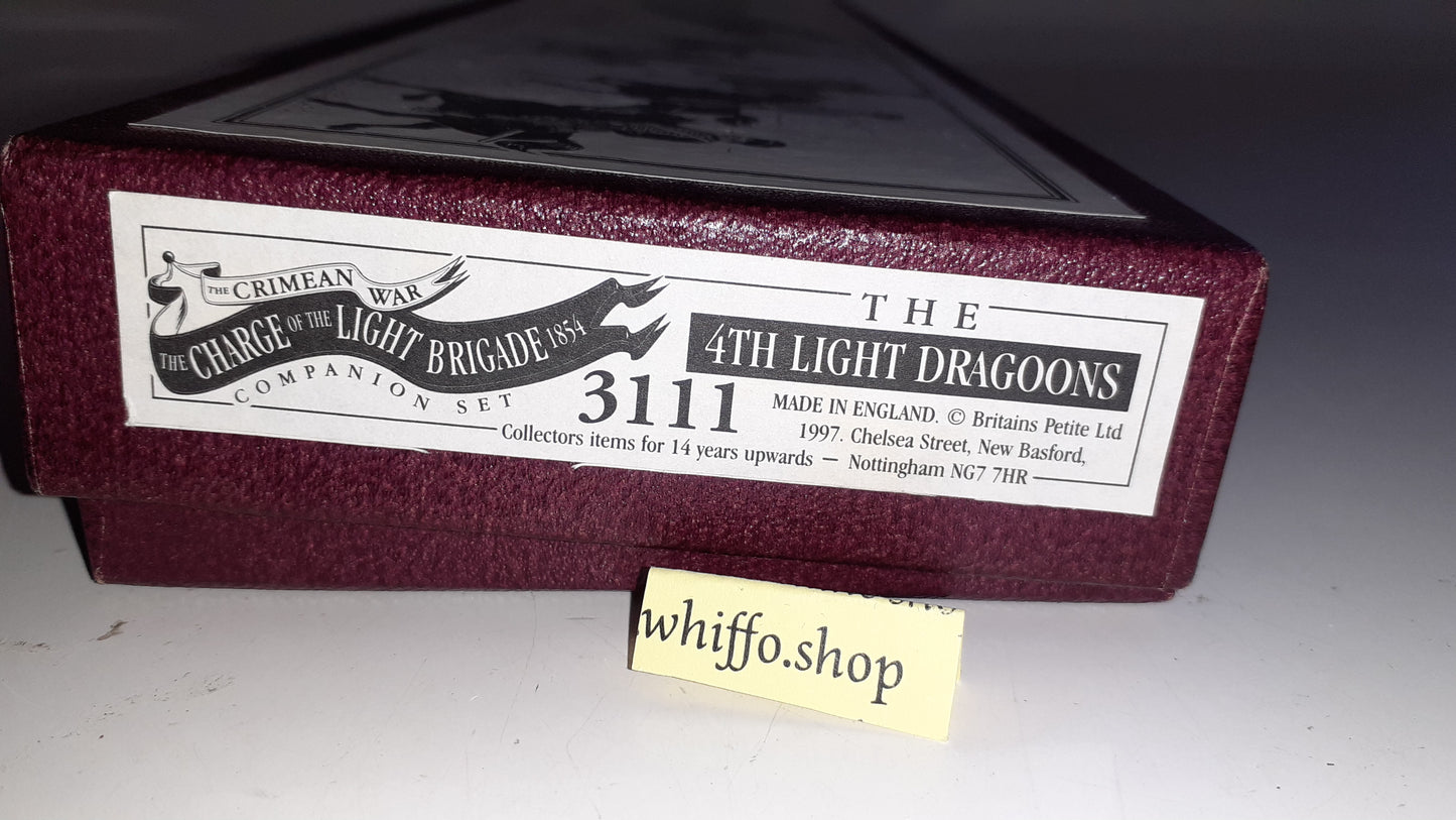 Britains 3111 War 4th Light Dragoons Crimean Light Brigade 1997 boxed S727