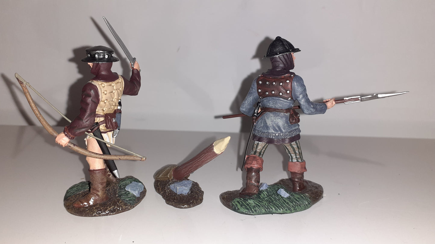BRITAINS 17684 Knights Of Agincourt Men At Arms Archer 2006 1:32 Wdb1