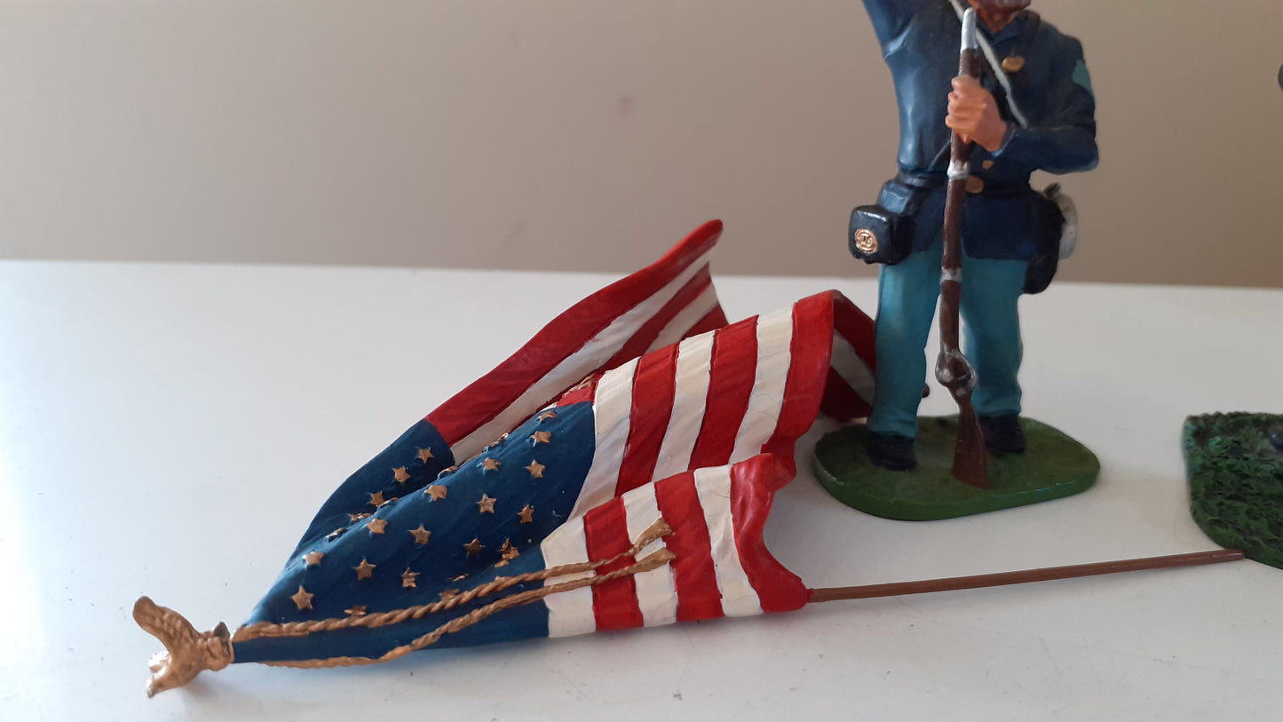 Britains Acw Union Infantry 1:32 Red Box Wdb
