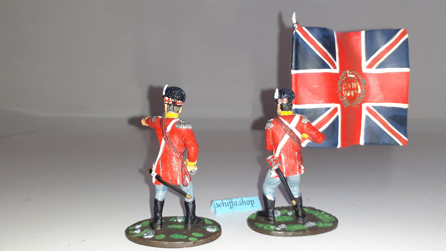 Britains 17364 2001 British 92nd Foot Waterloo Napoleonic 1:32 metal boxed S8b for sale