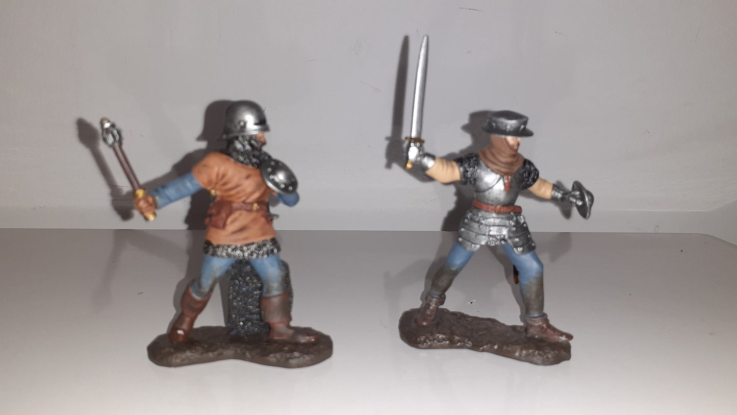 BRITAINS 17685 Knights Of Agincourt Men At Arms french 2006 1:32 Wdb1