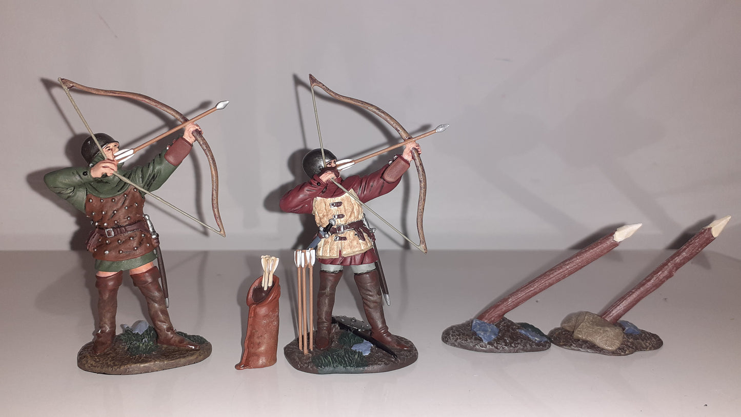 BRITAINS 17228 Knights Of Agincourt English Archers 2006 1:32 Wdb1