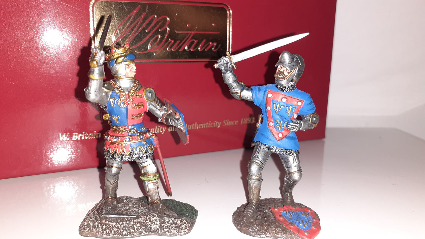 BRITAINS 17809 Knights Of Agincourt Henry V Duke Alencon 2006 1:32 Wdb1