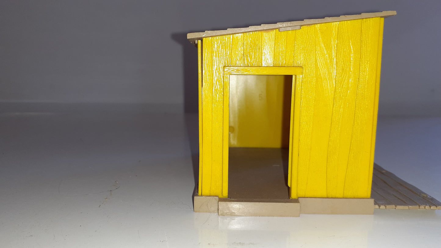 Timpo acw Wild West Building 1970s Plastic Missing Parts 1:32