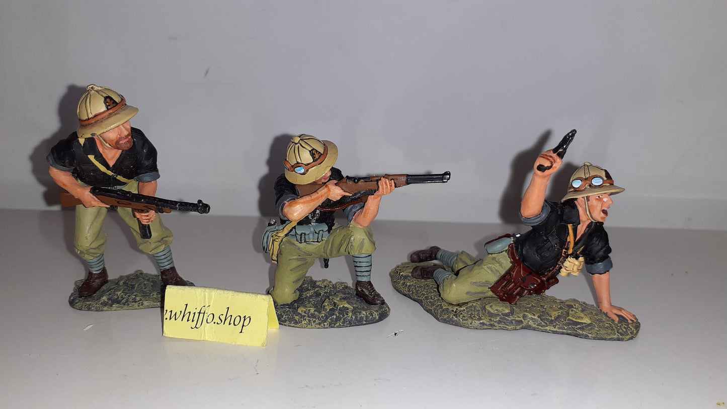 King and country ww2 German afrika korps panzer II Tank 3 Italian boxd 1:32 ak30 ak030 wdb