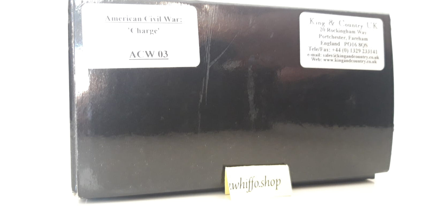 king and country Acw Confederate union Charge Acw03 1:30 metal boxed Wdb