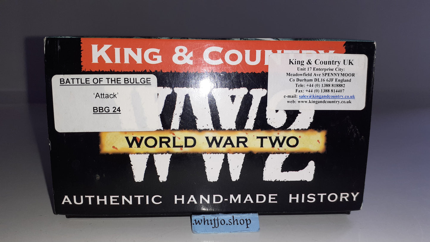 King and country ww2 German Attack Bulge 2009 boxd 1:30 Bbg24 S673