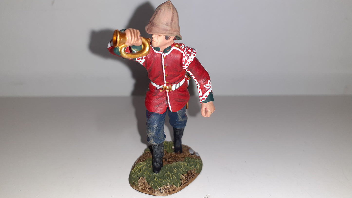 Britains 50018c Zulu wars 24th Foot Regt Bugle Boy Club Fig 1:32 2010 boxed B11 2407