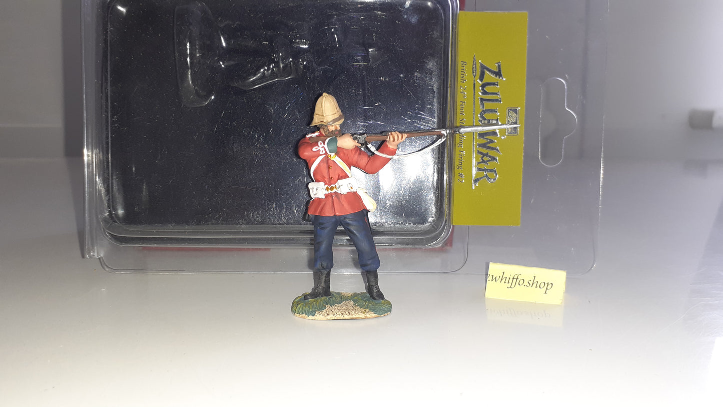 Britains 20071 Zulu wars 24th Foot Standing Firing 1:32 2010 boxed B12