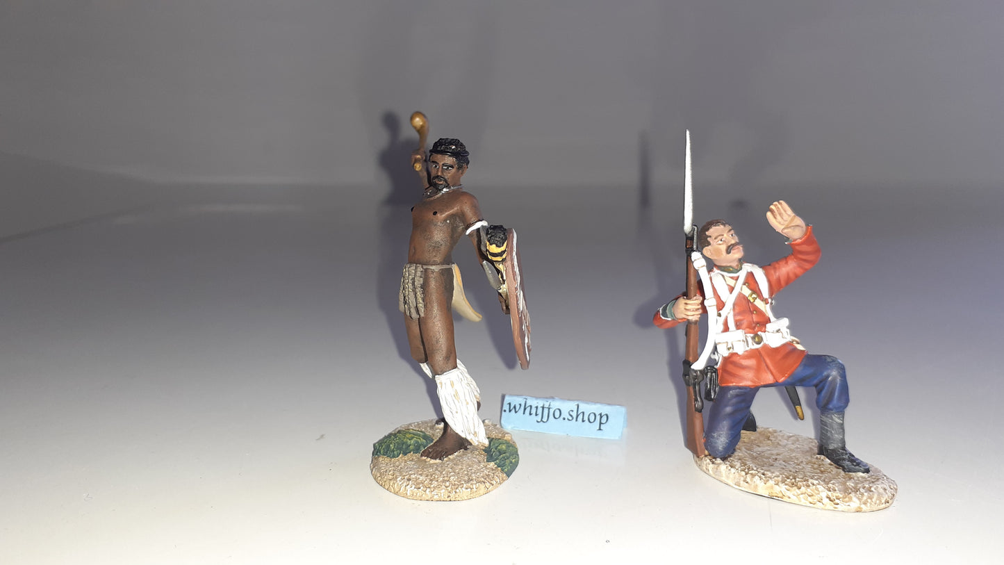 Britains 20182 Zulu wars 24th foot 1:32 metal Closing In 2017 boxed S187