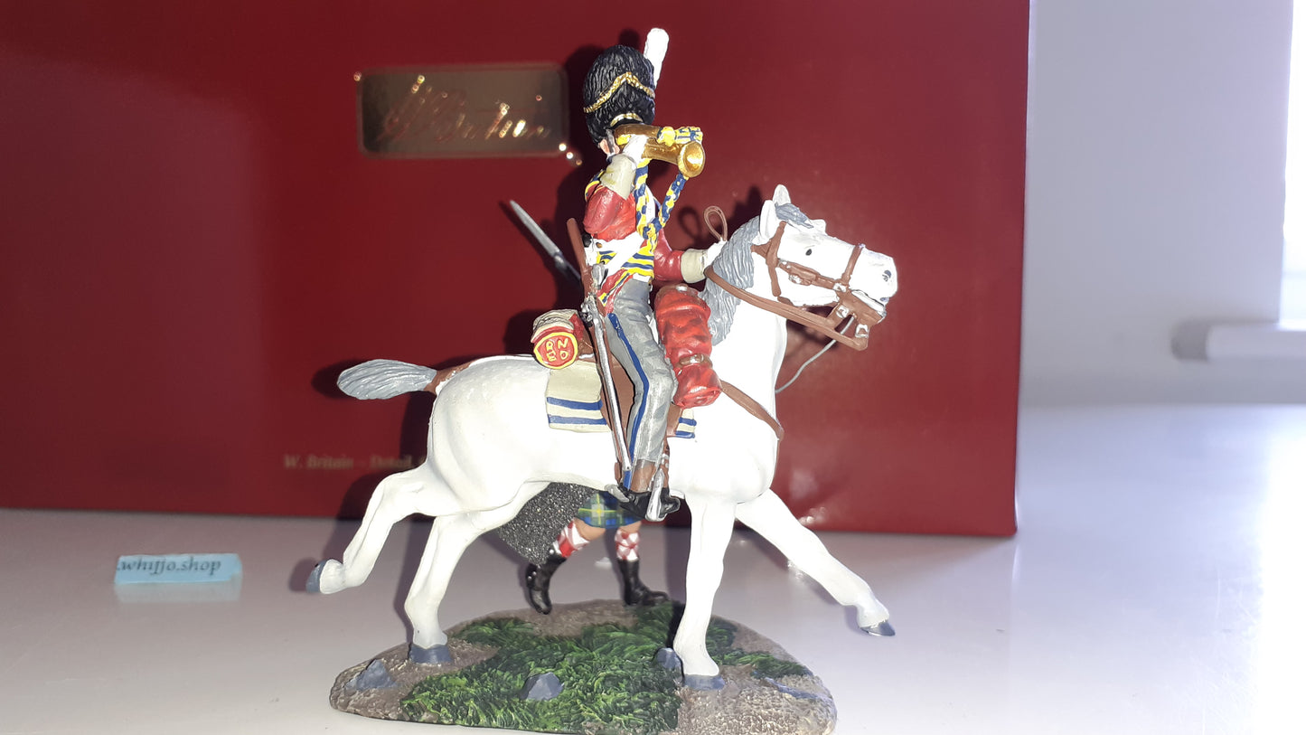 Britains 36061 Napoleonic Scots Grey Gordon Highlander waterloo 2009 1:32 S754