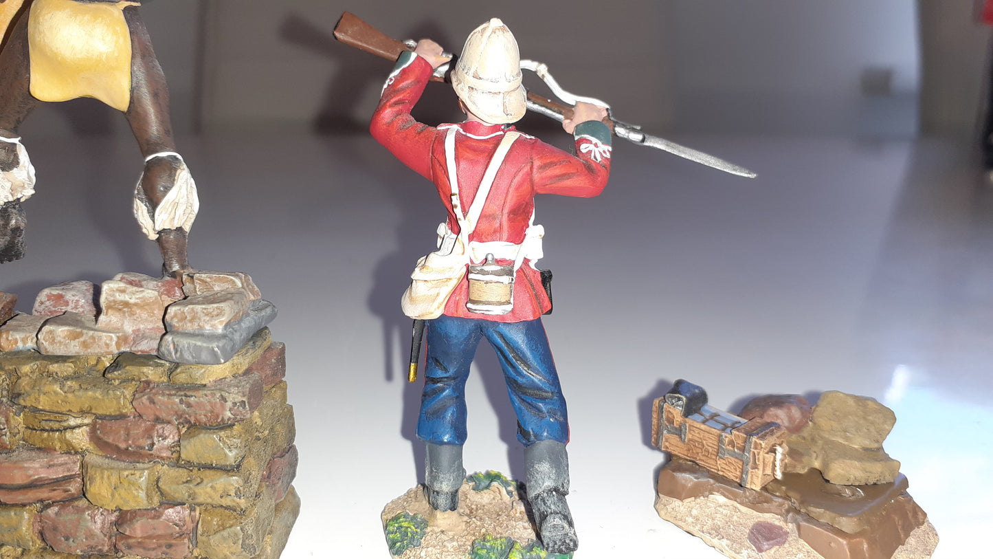 Britains 20116 Zulu war 24th foot Thrust Fight For Kraal 8 1:32 2013 wdb