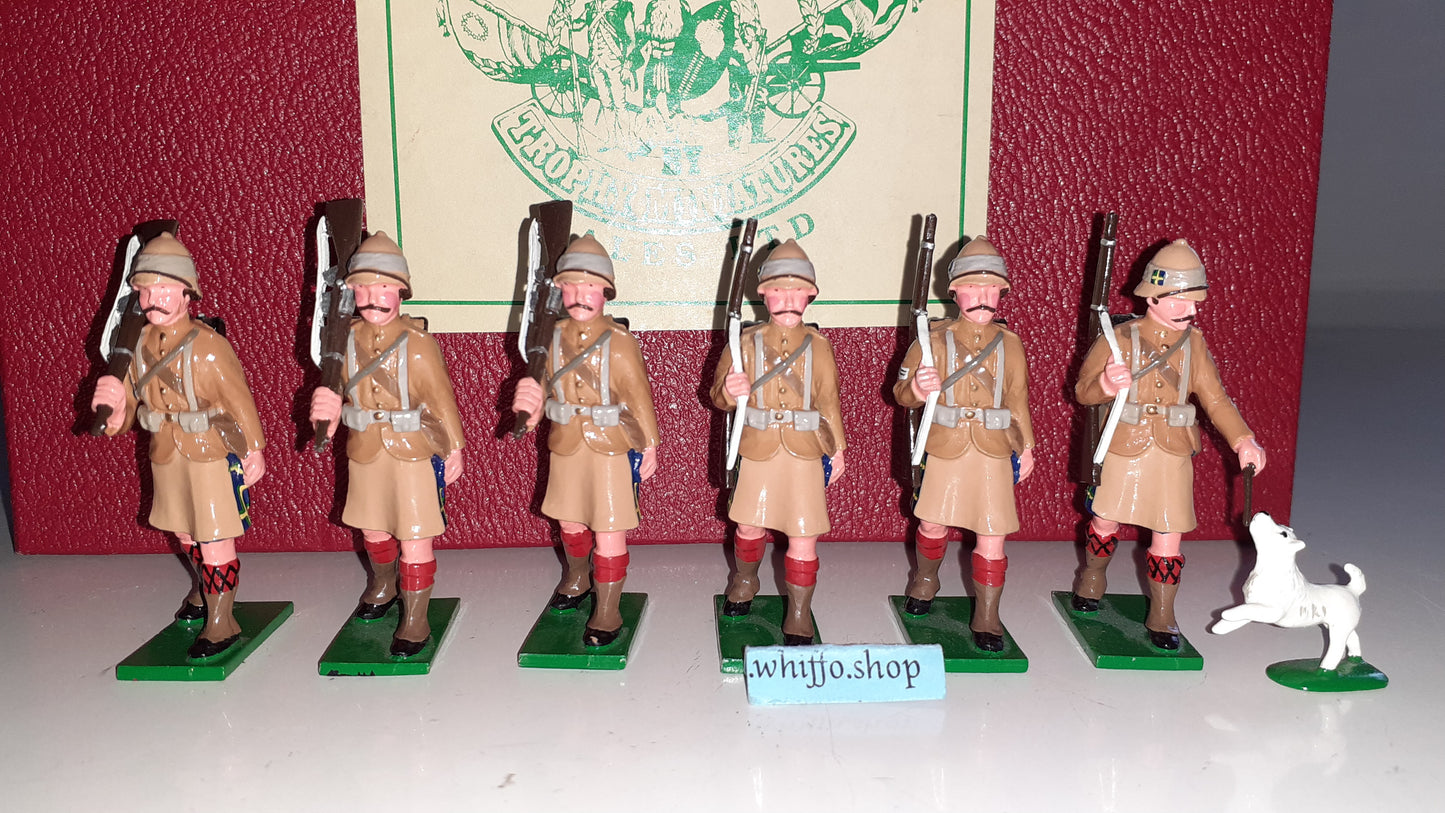 trophy miniatures 1991 Sas2 Gordon Highlanders Boer Sudan Egypt Nwf 1:32 box S2