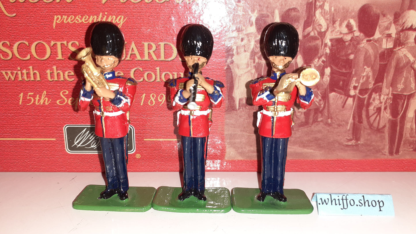 Britains 5994 Queen Victoria Scots Guards Brass band 1:32 metal boxed Set B S8 for sale