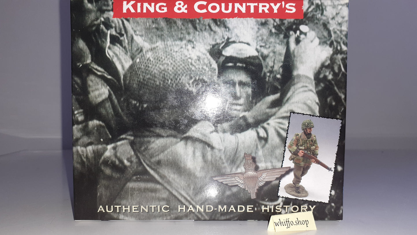 King and country Ww2 Mg018 Paras Piat Gun Arnhem 2010 boxed 1:30 S546