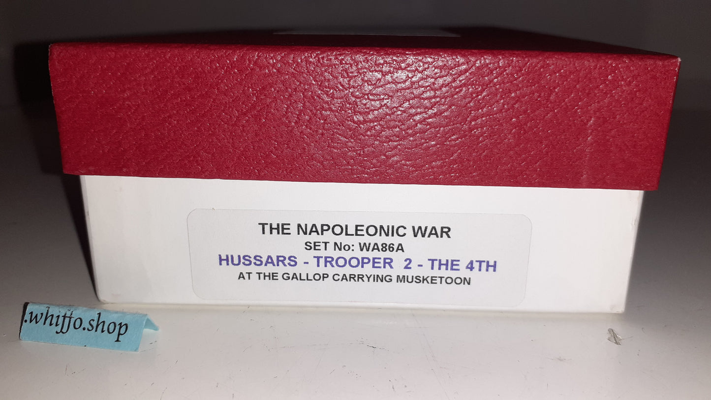 trophy miniatures 1991 Hussars Musketoon Napoleonic Wa86a 1:32 metal box S2