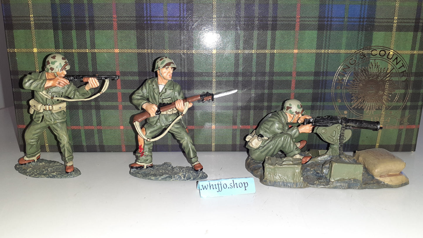 King and country ww2 iwj18 50 Cal usmc iwo jima boxed 2001 S562