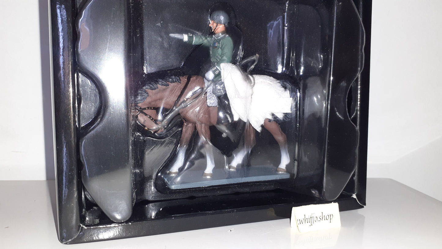 King and country Lah63 Lah063 German Ww2 Wehrmacht Mounted Officer boxed 1:30 S6