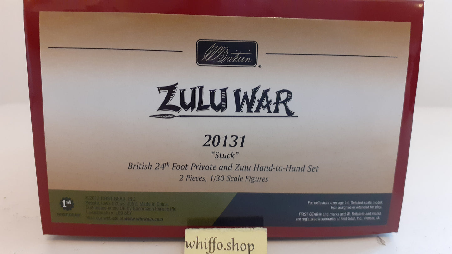 Britains 20131 24th foot stuck bayonet in shield 500 made Zulu War 2013 s564