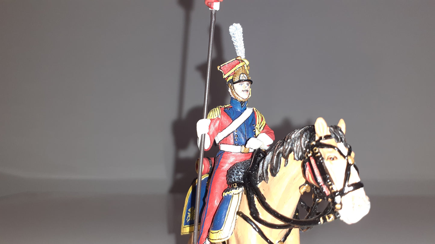 King and country Na159 Dutch Lancer Napoleonic Waterloo walking horse for sale box Wb