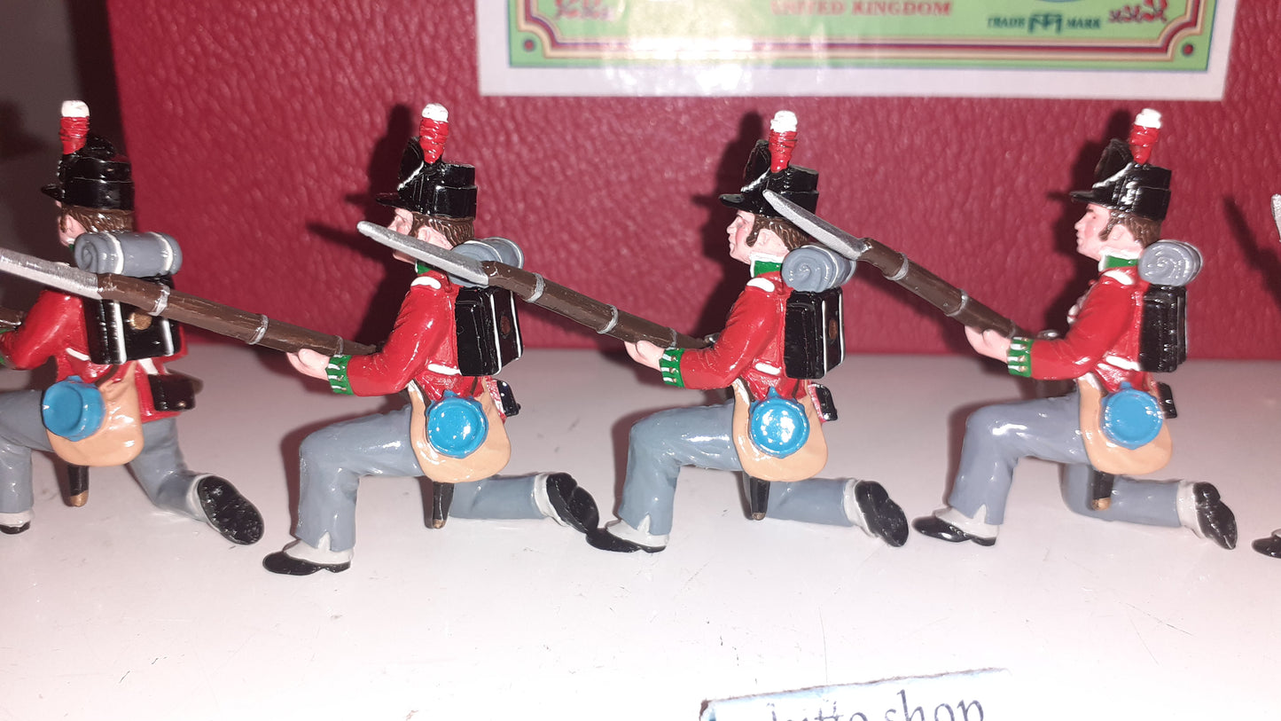 trophy miniatures 1991 Wa6 British Infantry Waterloo Napoleonic 1:32 box S2