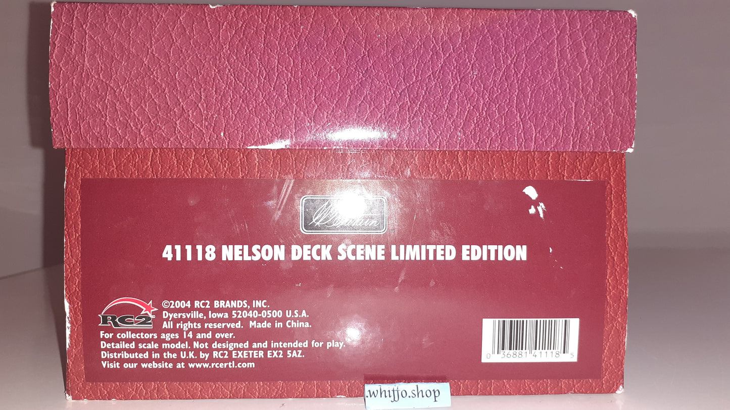 Britains 41118 2004 Nelson Deck Scene Royal Navy Trafalgar 1:32 metal boxd S5