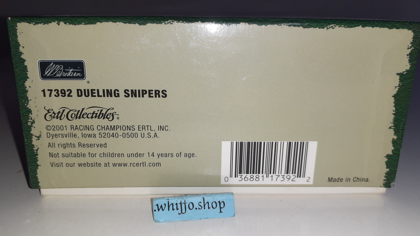 Britains 17392 deetail Ww2 Dueling Snipers German Russian 2001 1:32 s625
