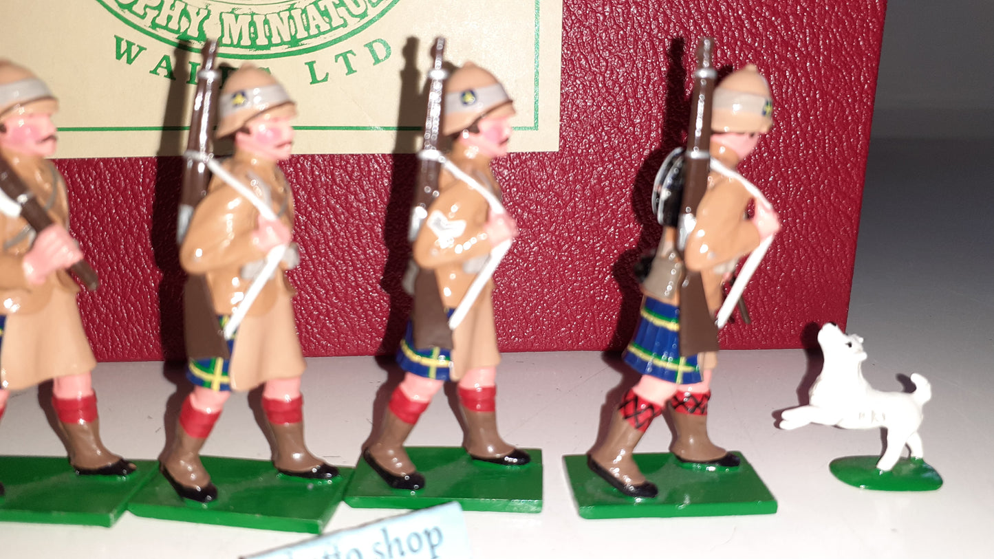 trophy miniatures 1991 Sas2 Gordon Highlanders Boer Sudan Egypt Nwf 1:32 box S2