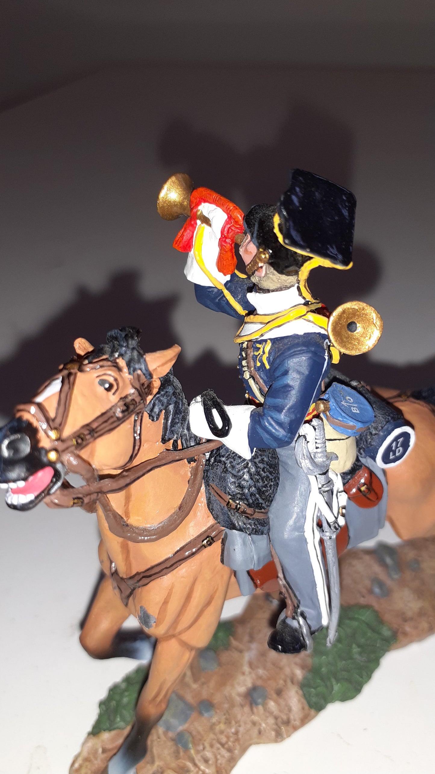 King and country Crw05 Crimean War 17th Lancer Bugler Light Brigade 2007 boxd for sale S1