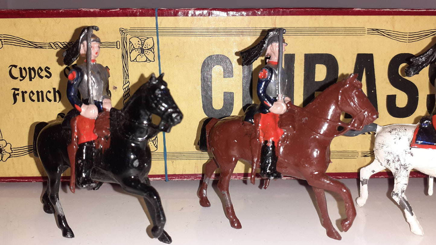 Britains Set 138 French Cuirassiers boxed S7