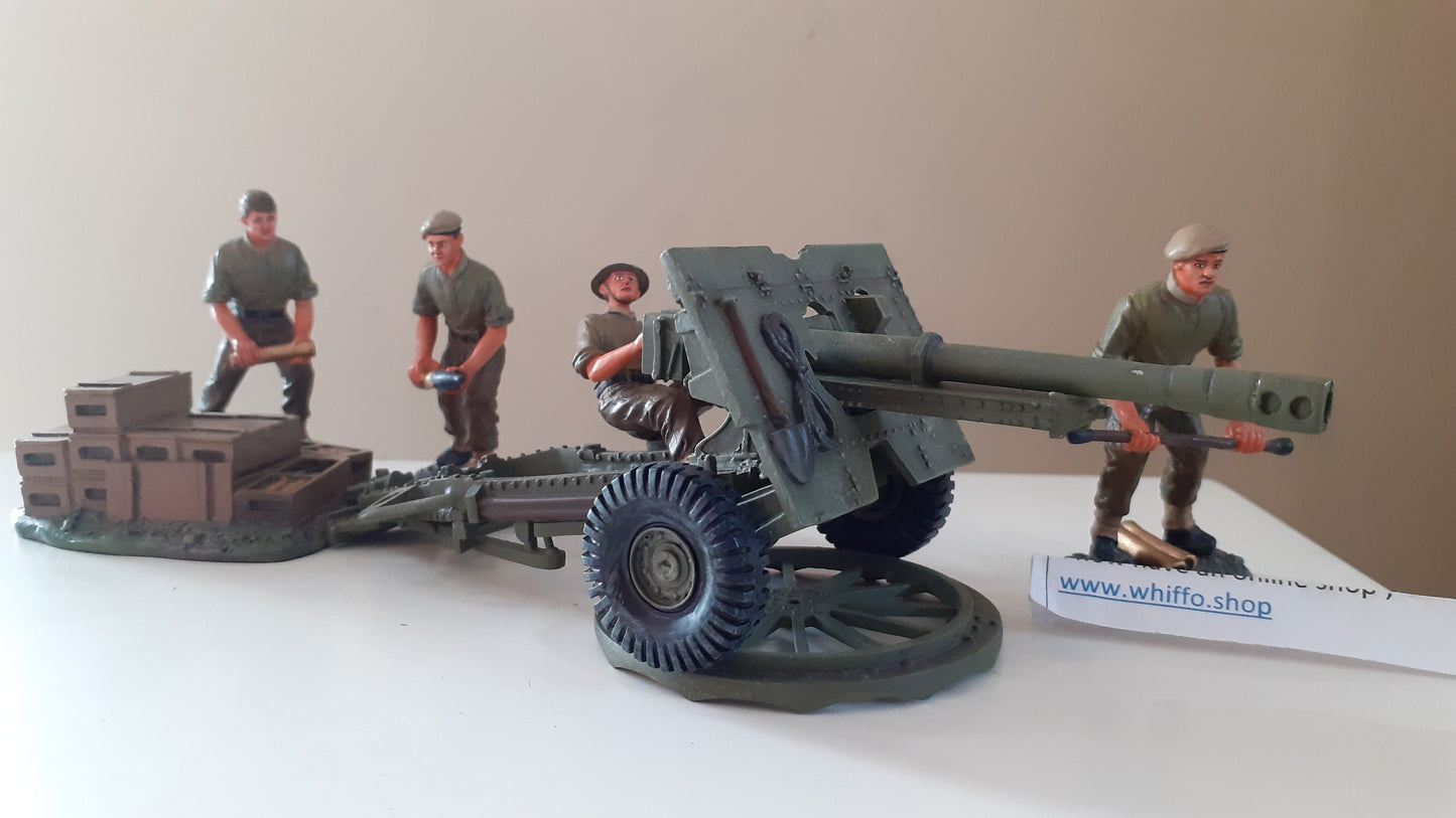 Britains 17587 2005 ww2 British 25pd Field Gun Artillery boxed 1:32 Wdb